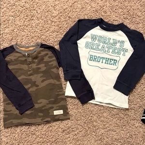 Lot of 5 long sleeve tees